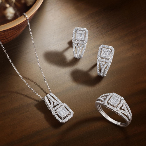 Mine Diamond Pendant Set PSMPEGMGEN060PN6