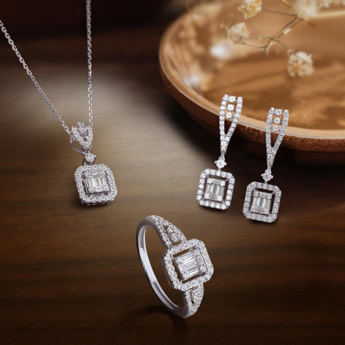 Mine Diamond Pendant Set PSMPEGMGEN061PN6