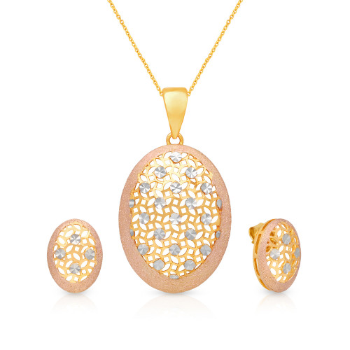 Malabar Gold Pendant Set PSNVPNBL5006