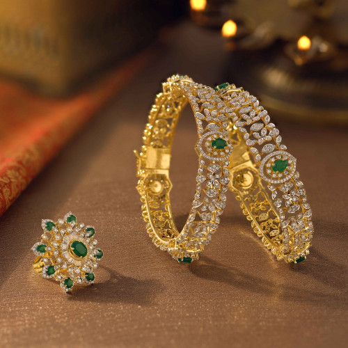 Mine Diamond Bangle FSET-438-BG