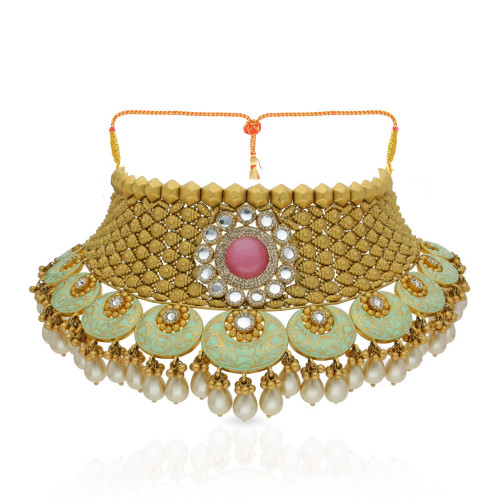 Ethnix Gold Necklace NEGEANCLCKY056