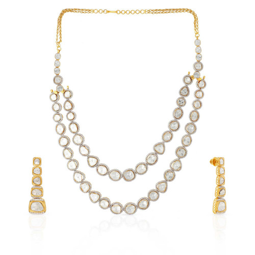 Era Uncut Diamond Necklace Set NSEVZREG088NK2