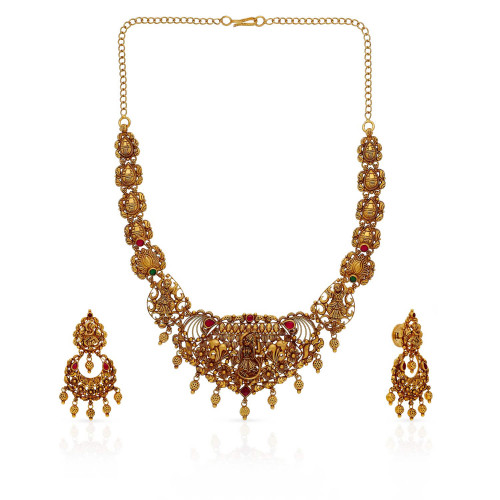 Divine Gold Necklace Set NSNKNTA10014
