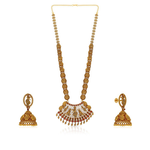 Divine Gold Necklace Set NSNKNTA10015