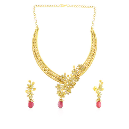 Ethnix Gold Necklace Set NSNKSHSTSD6182