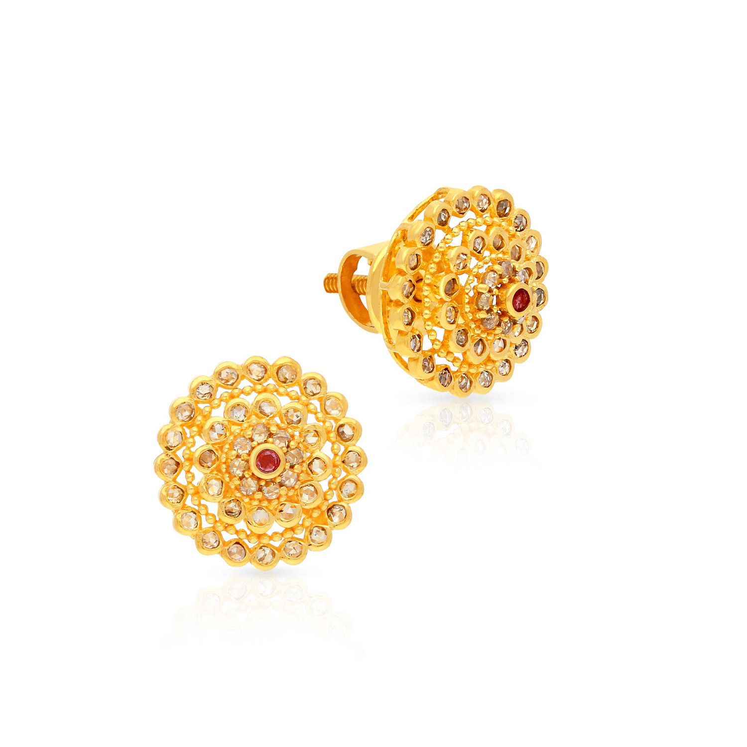 Diamond best sale kudi earrings