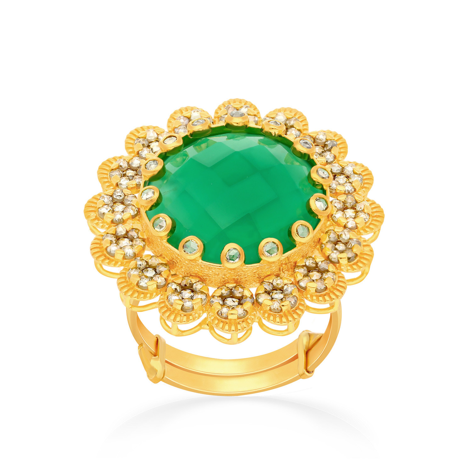 Uncut diamond online ring malabar gold