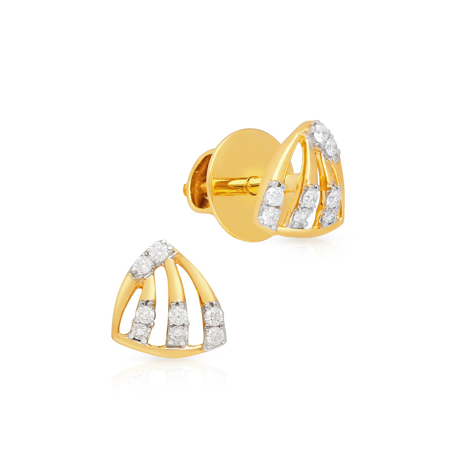 Diamond earring design hot sale for girl