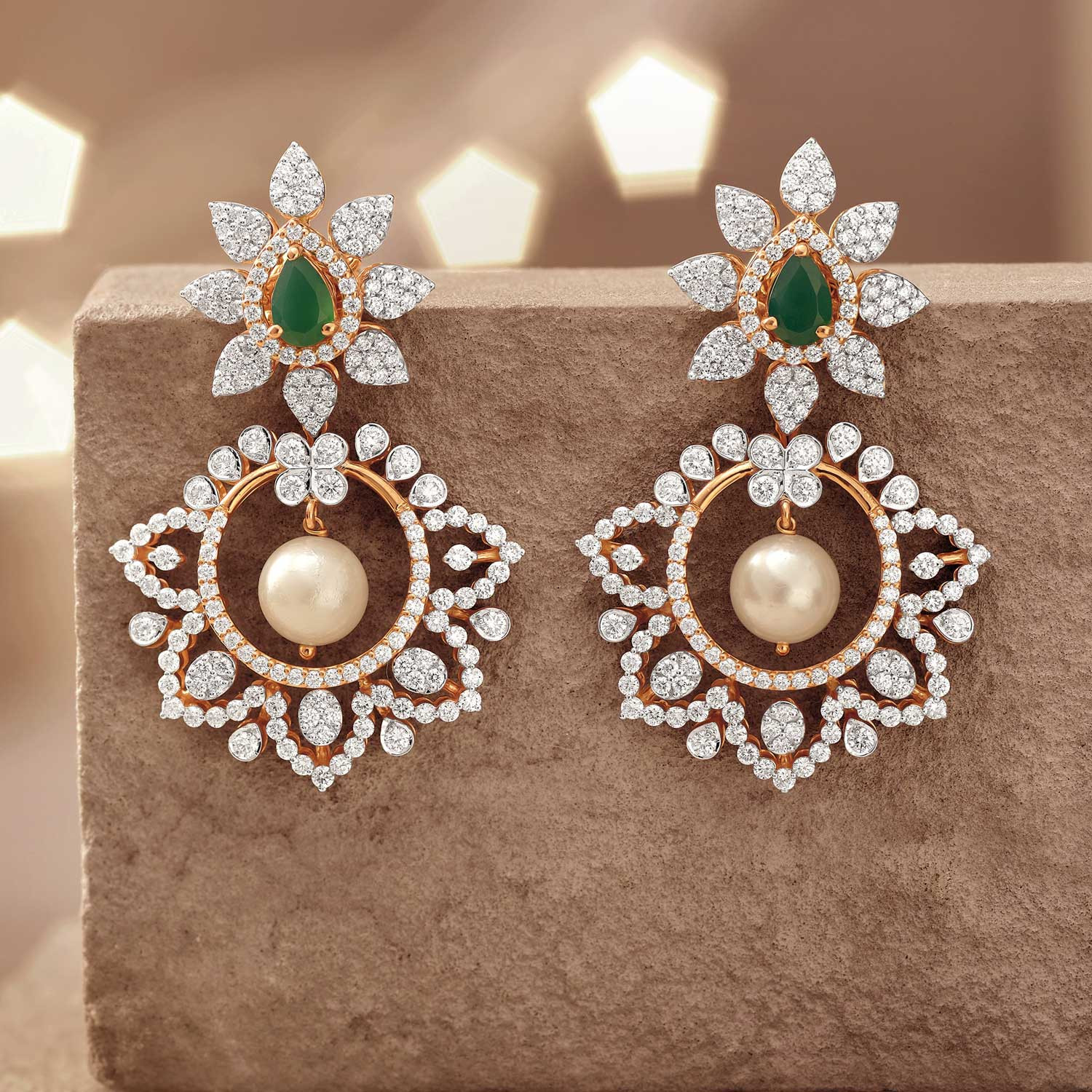 Diamond hot sale earring deals