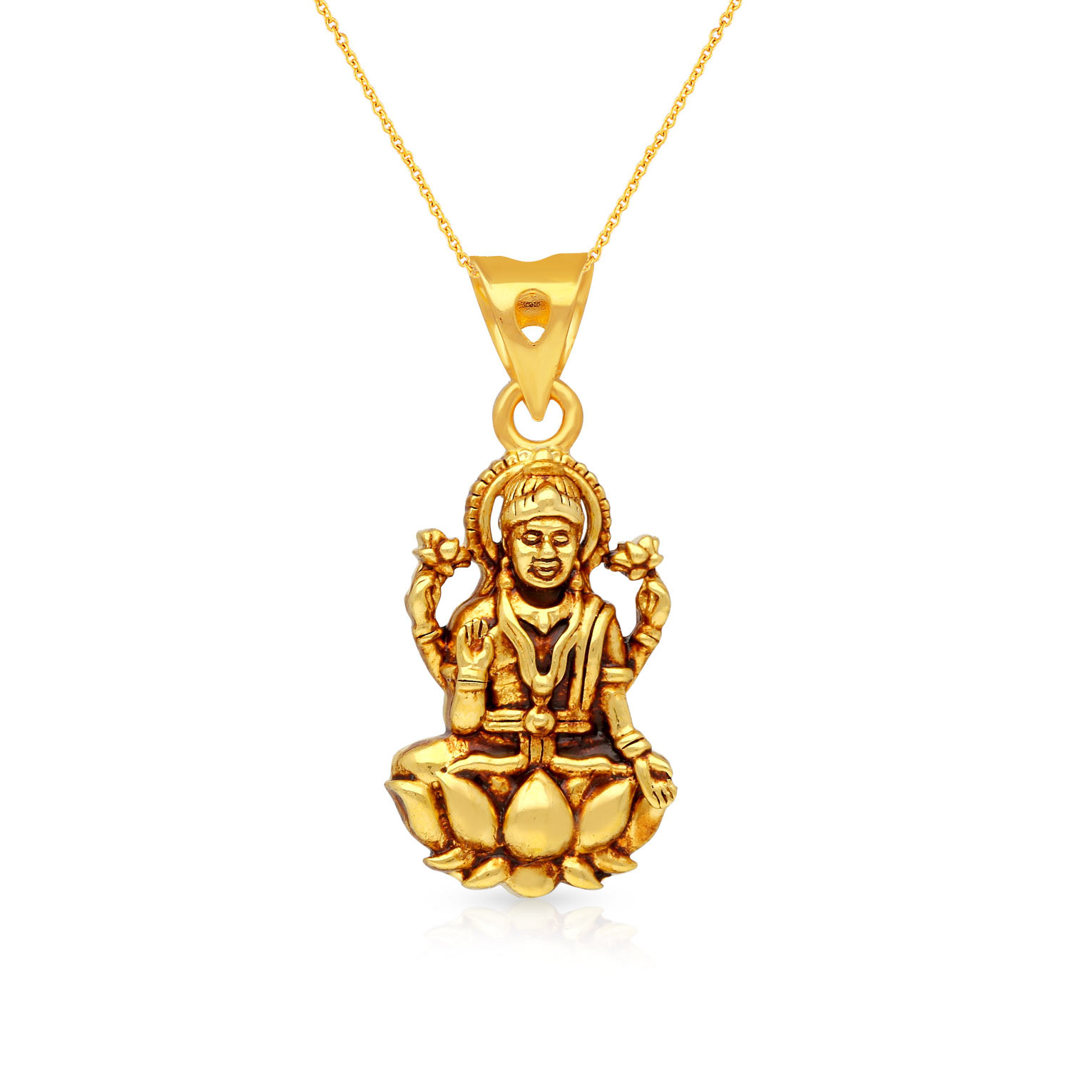 Malabar gold sale lakshmi pendant