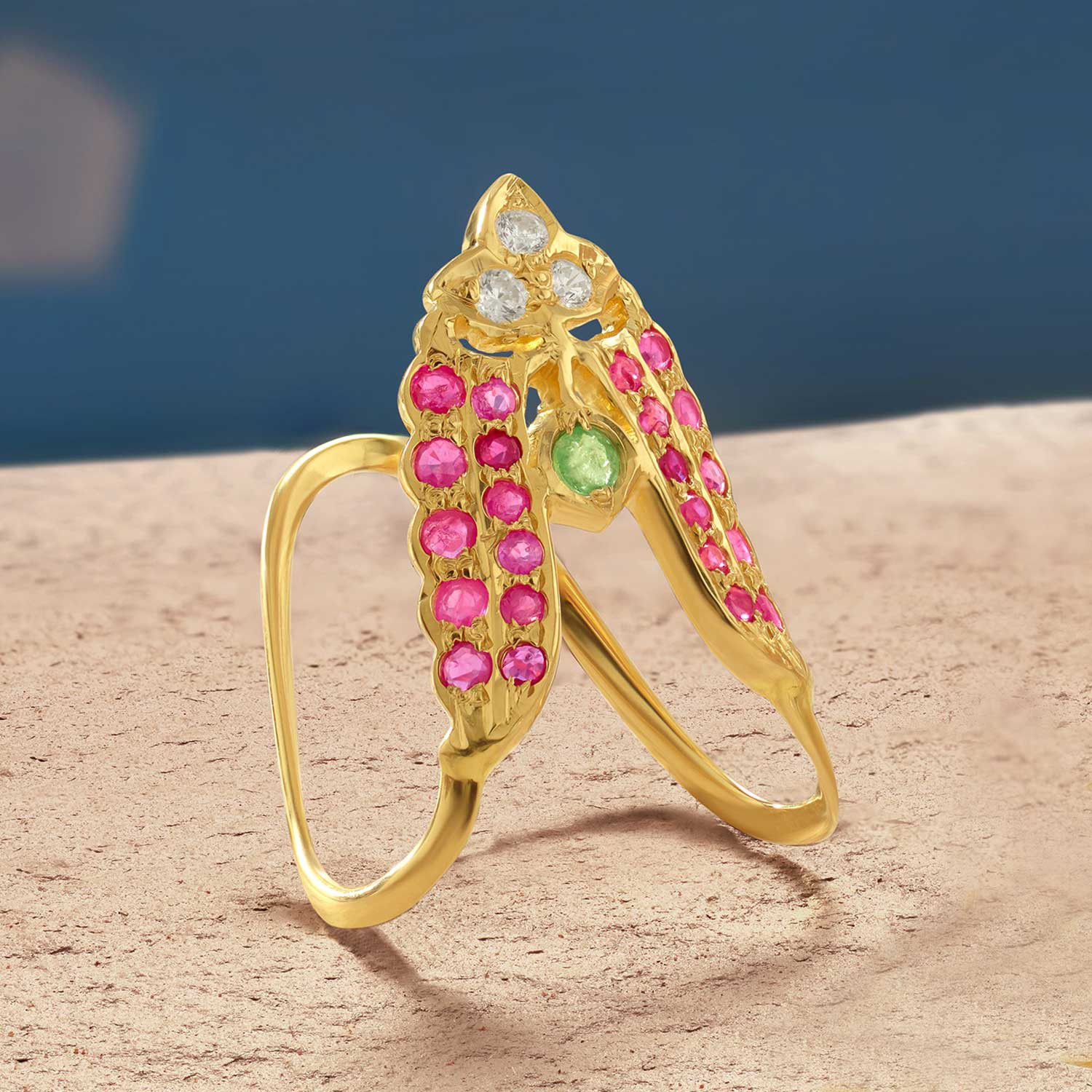 Gemstone hot sale ring designs