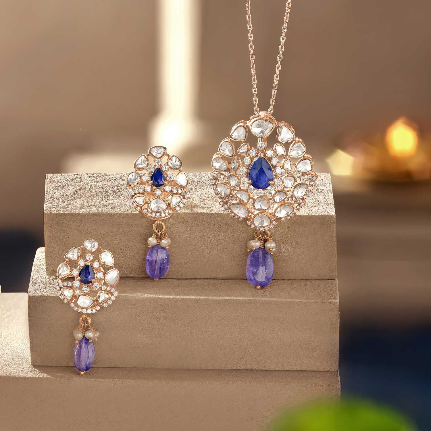 Diamond hotsell earring sets