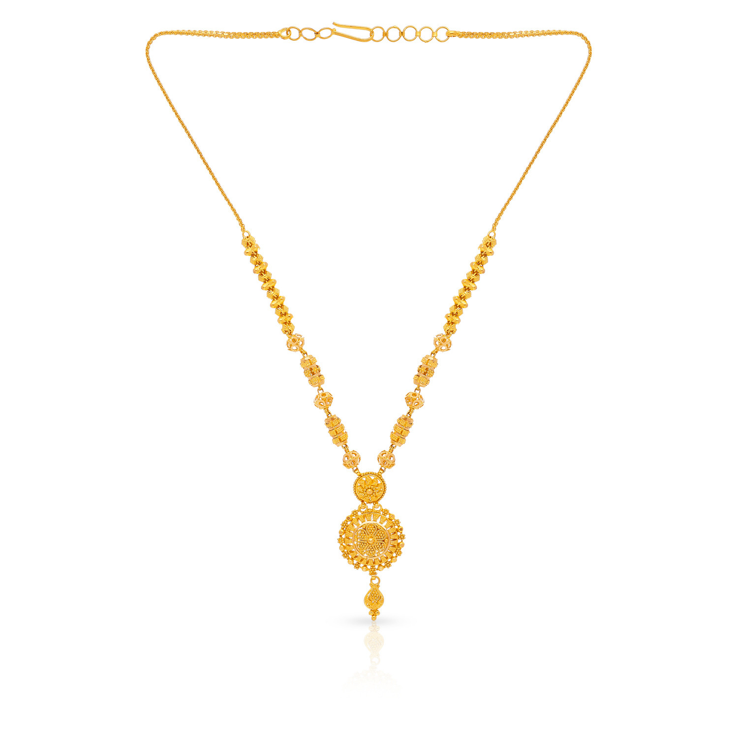 16 grams gold necklace new arrivals designs in malabar gold