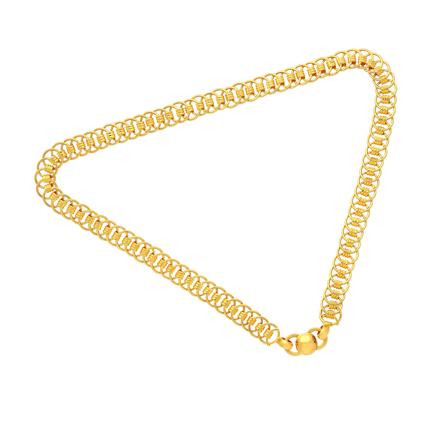 Buy Malabar Gold Anklet Pair ASEMANHMPL037 A for Women Online Malabar Gold Diamonds