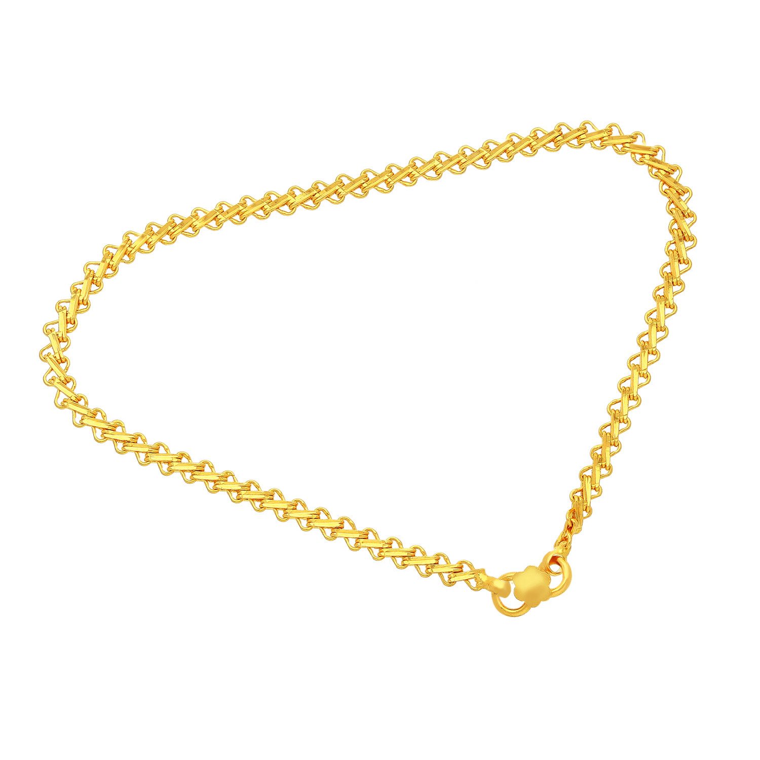 Gold anklets in malabar gold with price hot sale