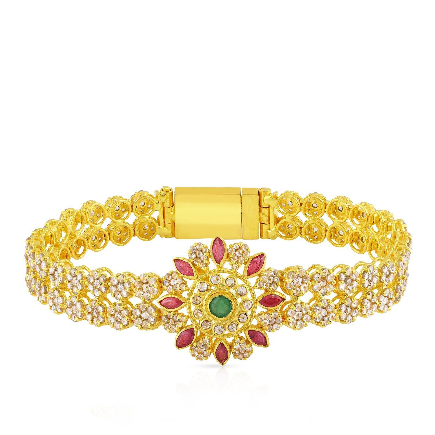 Diamond bracelet malabar on sale gold