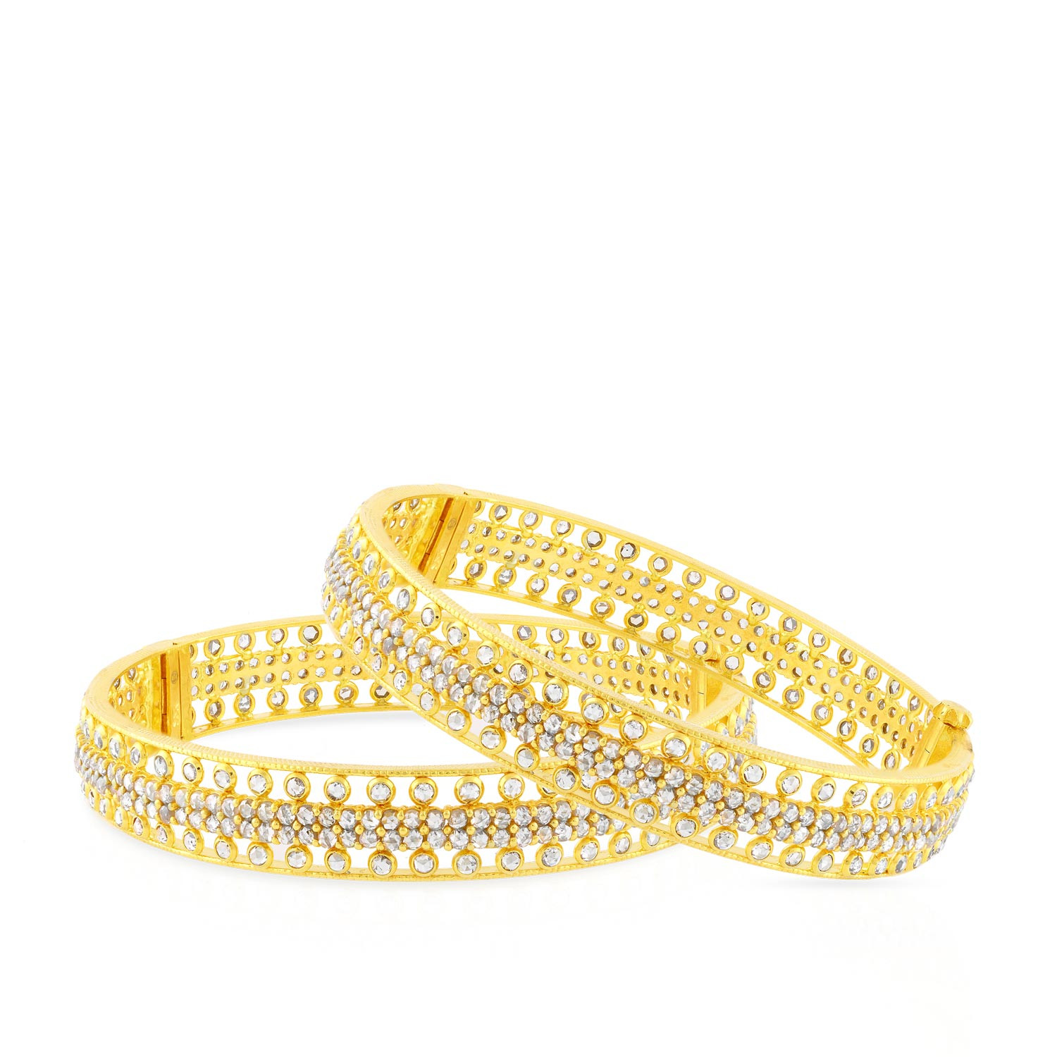 Uncut diamond bangles malabar shop gold