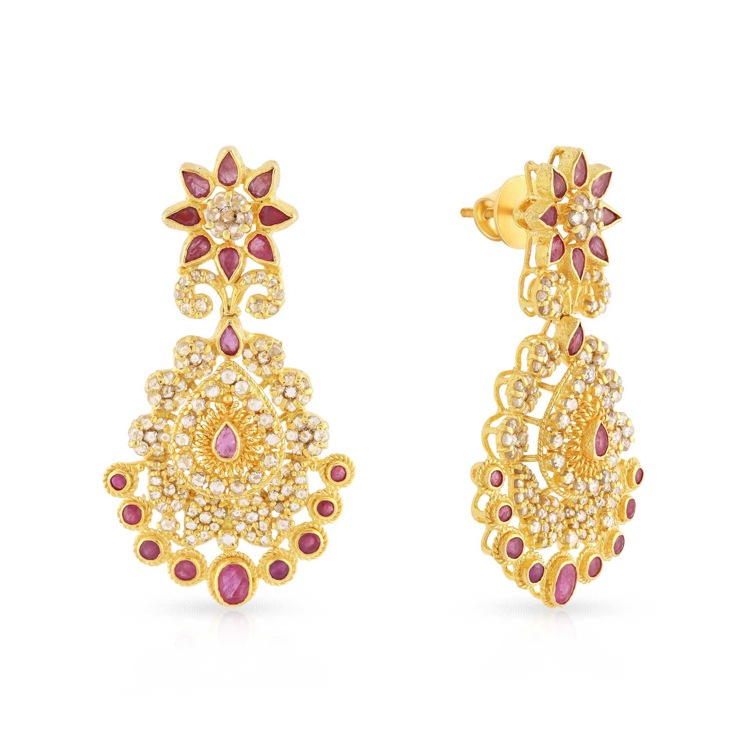 Uncut diamond earrings 2025 malabar gold