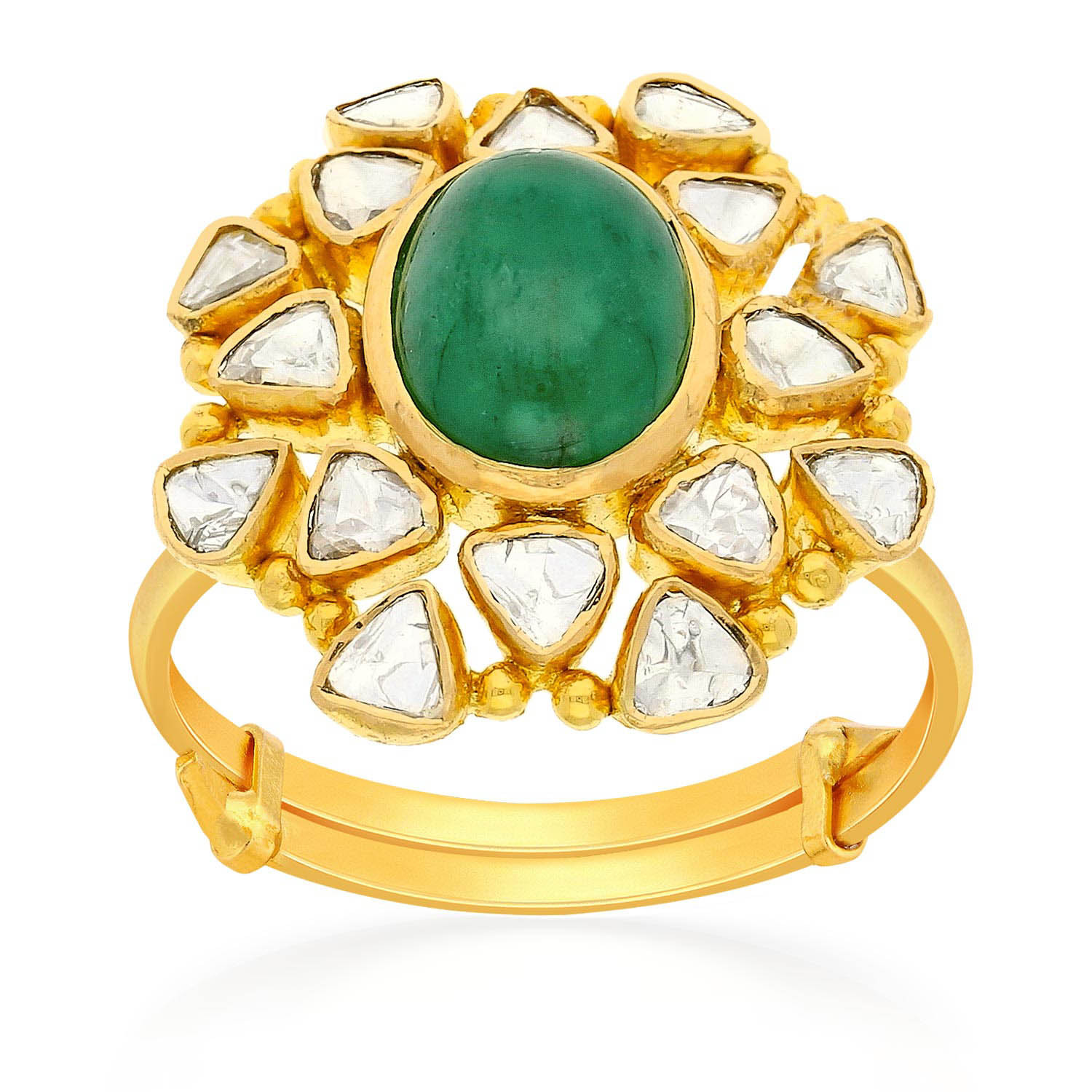 Gold Emerald Ring