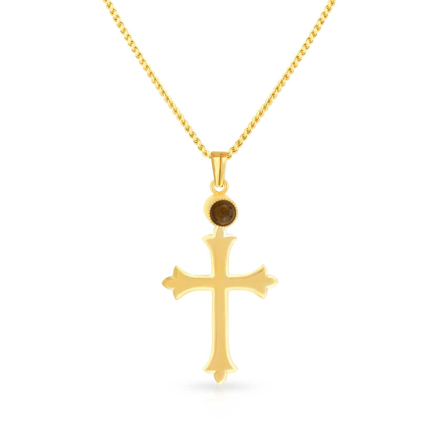 Gold cross pendant on sale malabar gold