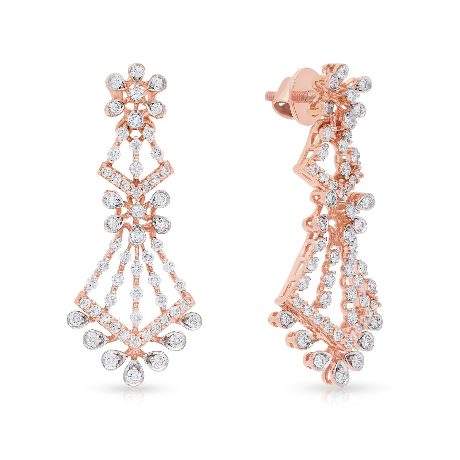 Malabar solitaire earrings store