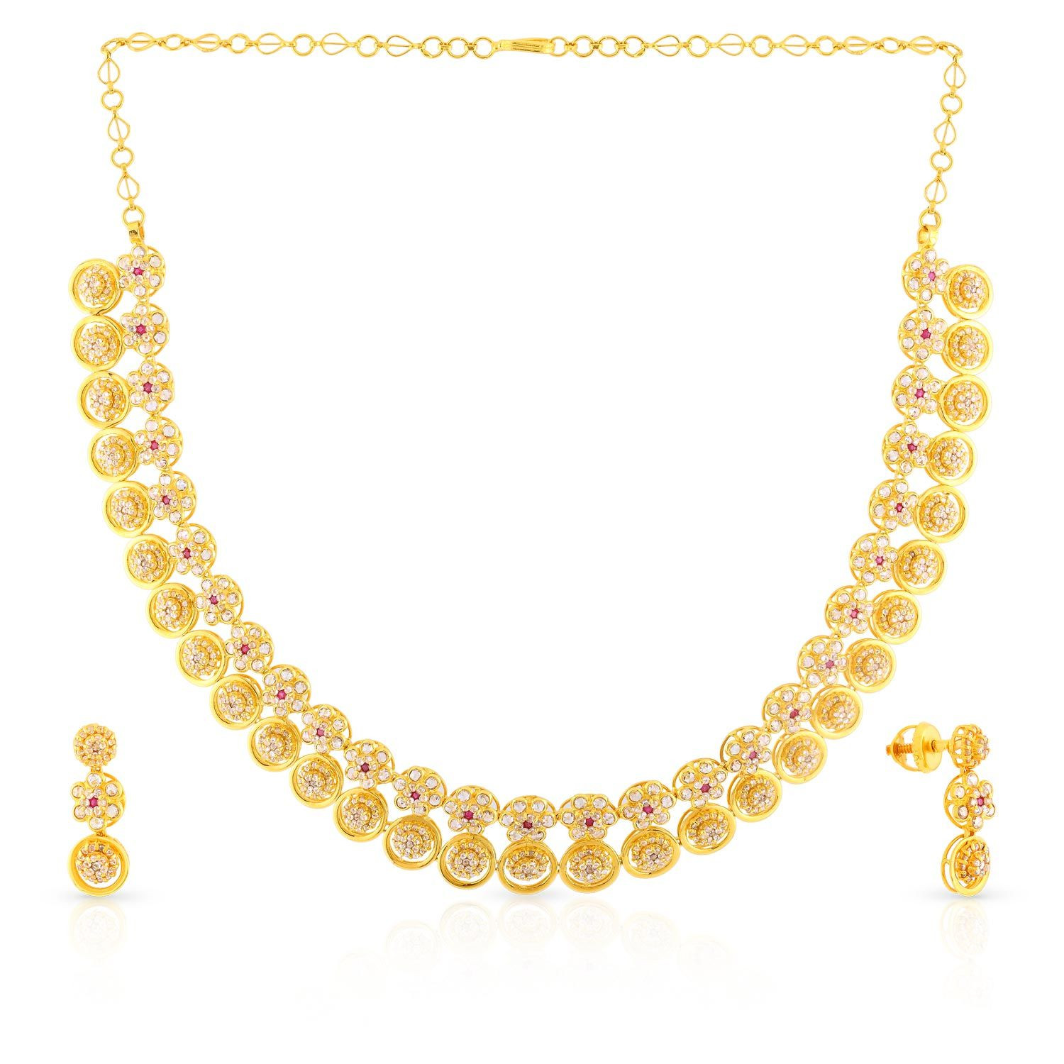 malabar gold uncut diamond necklace