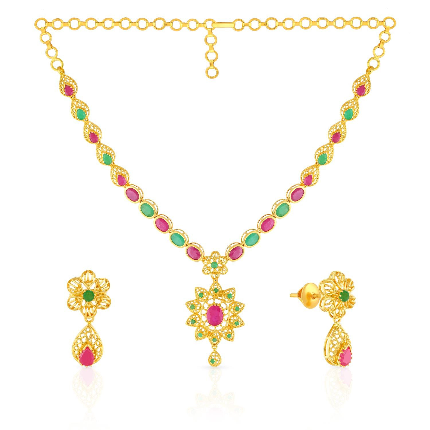 ruby set malabar gold