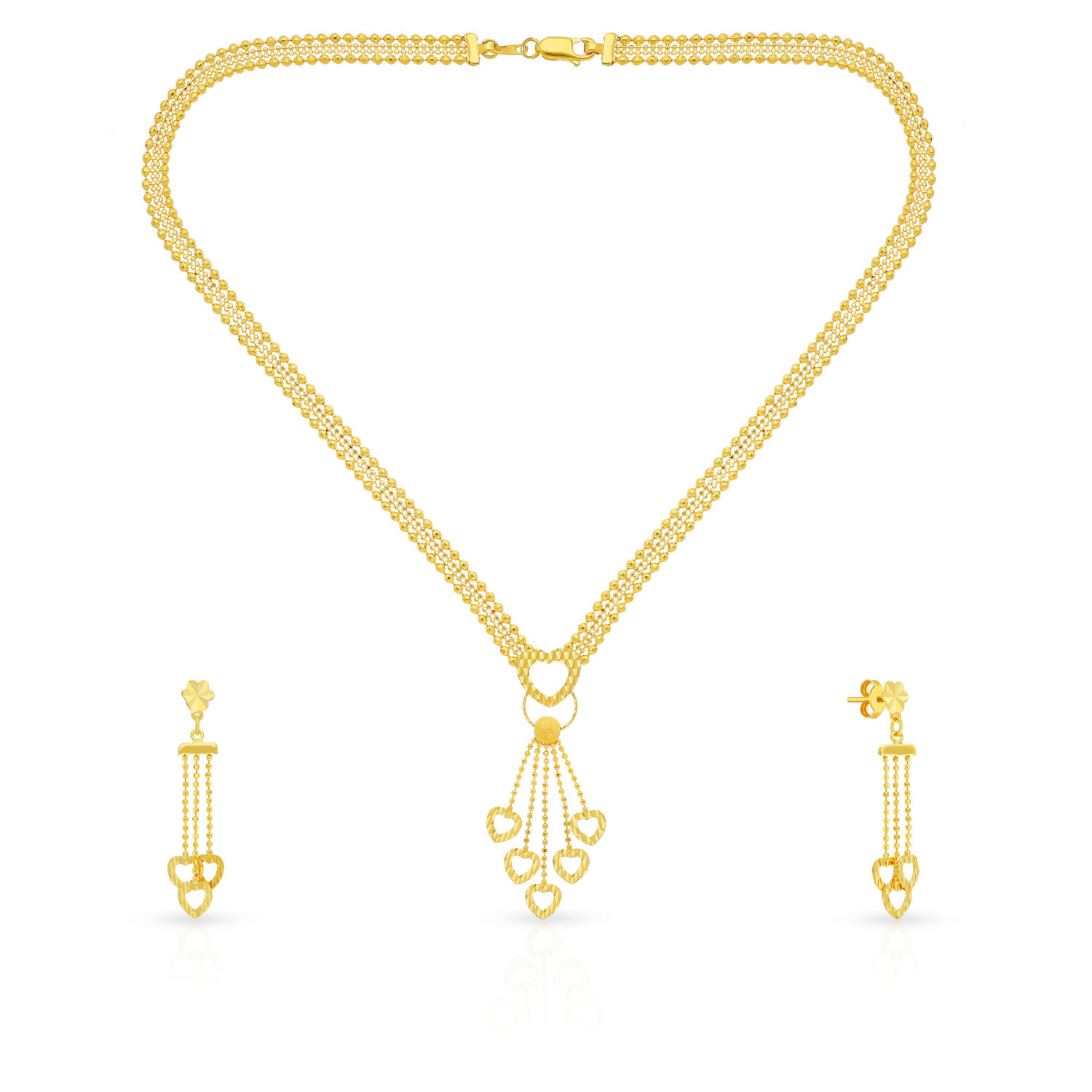 Buy Malabar Gold Necklace Set NSNK280521 for Women Online | Malabar ...