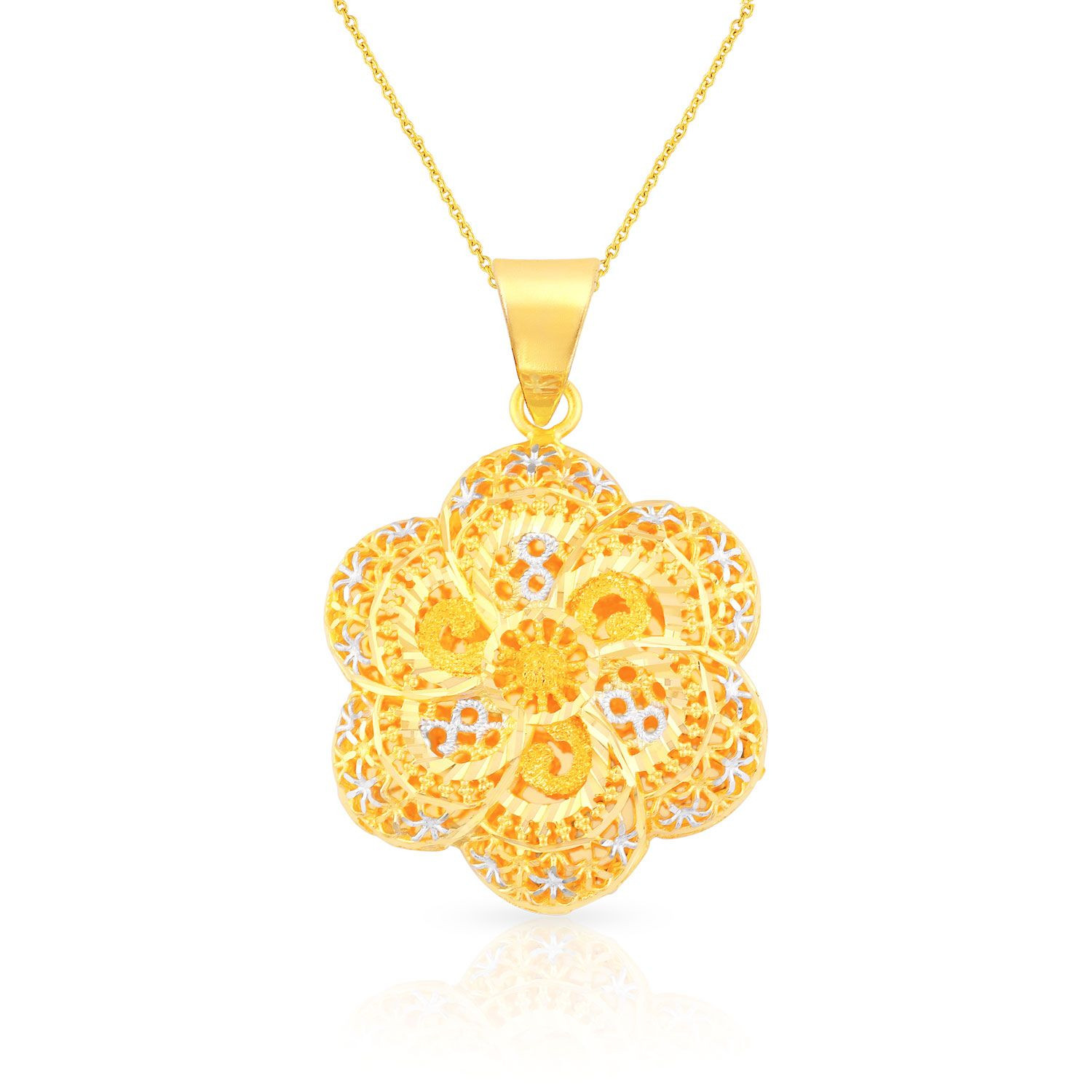 Buy Malabar Gold Pendant NYZAP10 for Women Online | Malabar Gold & Diamonds