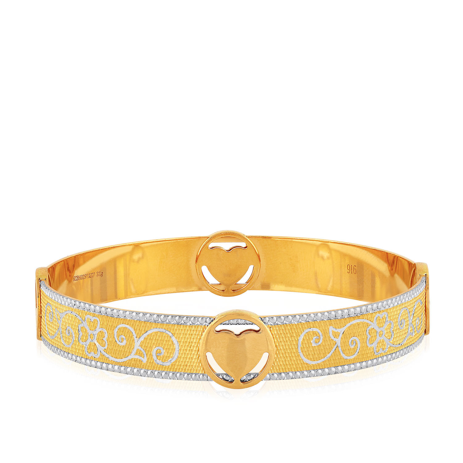 Buy Malabar Gold Bangle NZBN0297 for Women Online | Malabar Gold & Diamonds