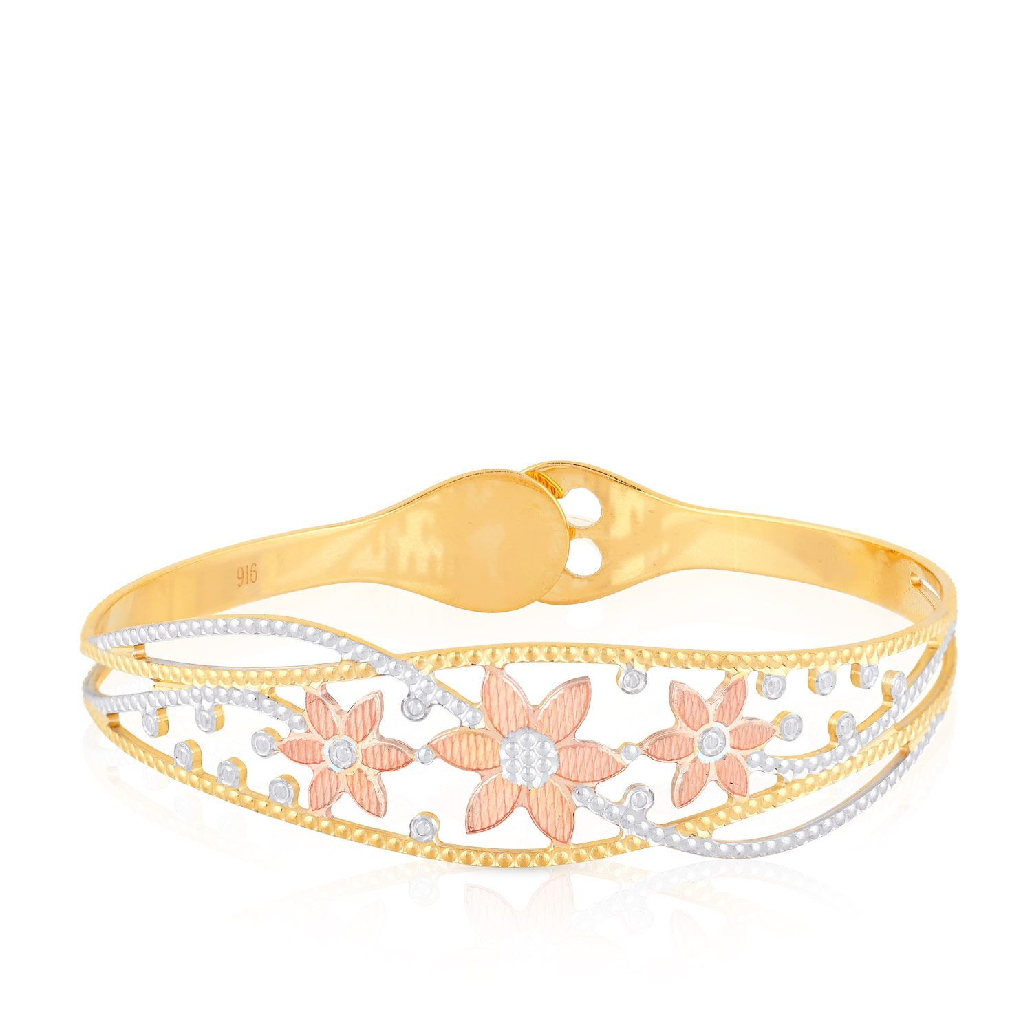 Buy Malabar Gold Bangle NZBN0364 for Women Online | Malabar Gold & Diamonds