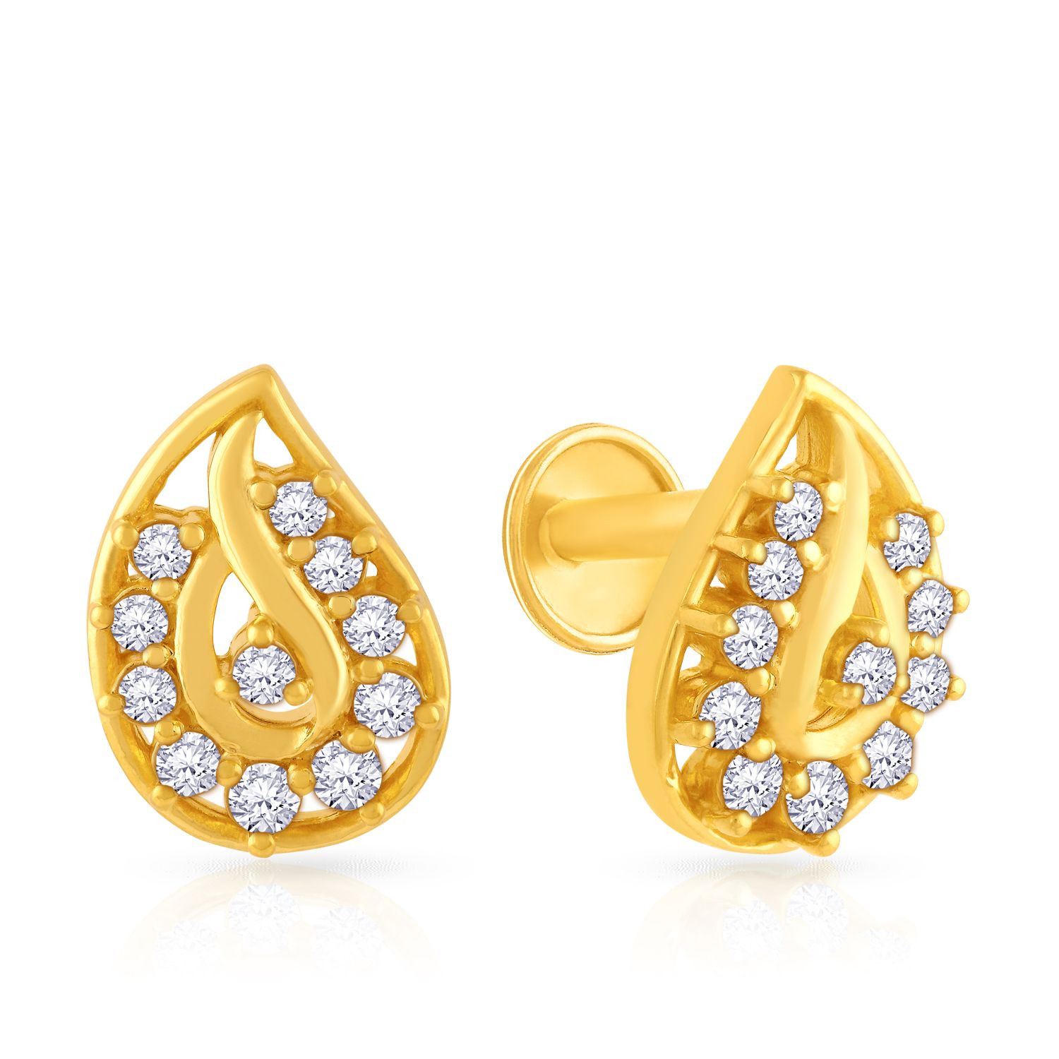 Buy Malabar Gold Earring NZE023 for Women Online Malabar Gold & Diamonds