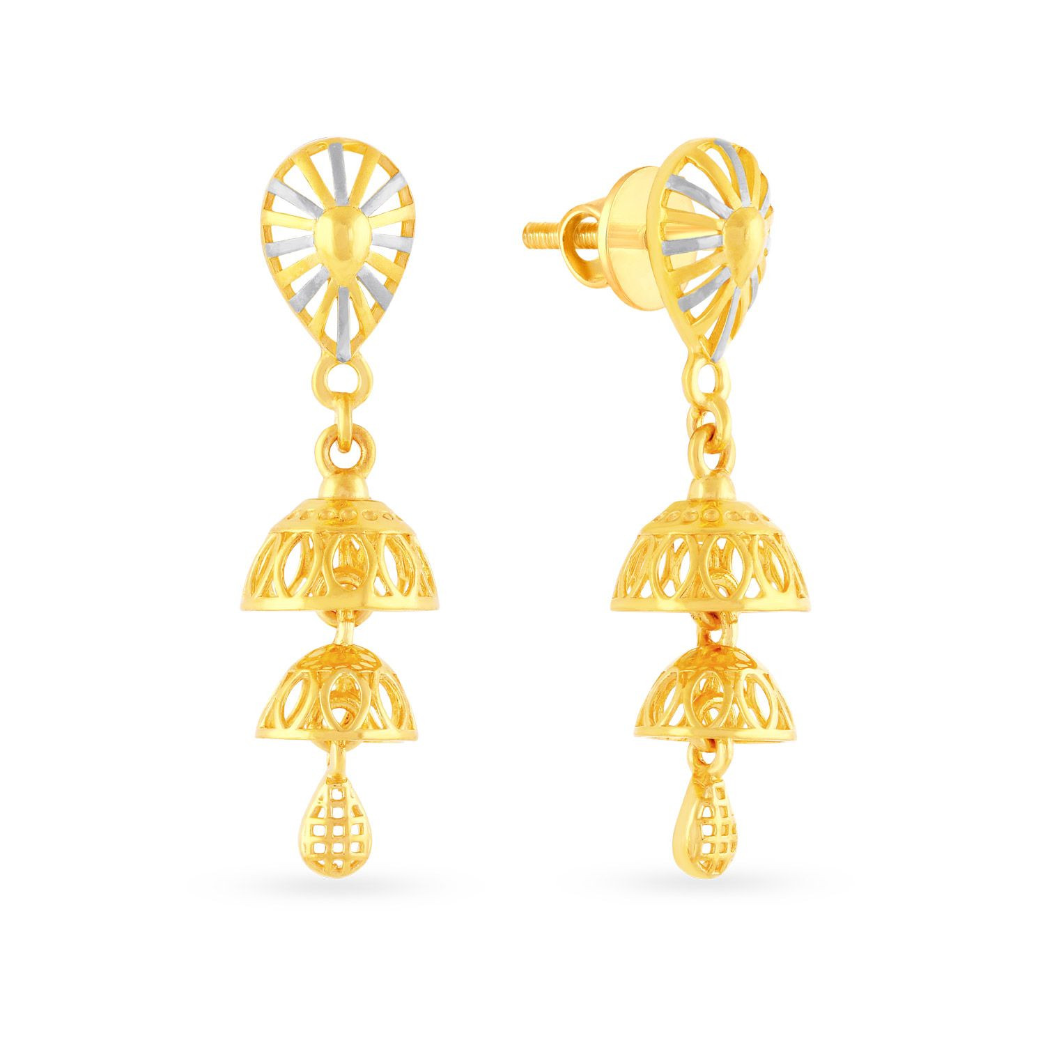 Jhumka designs deals in malabar gold