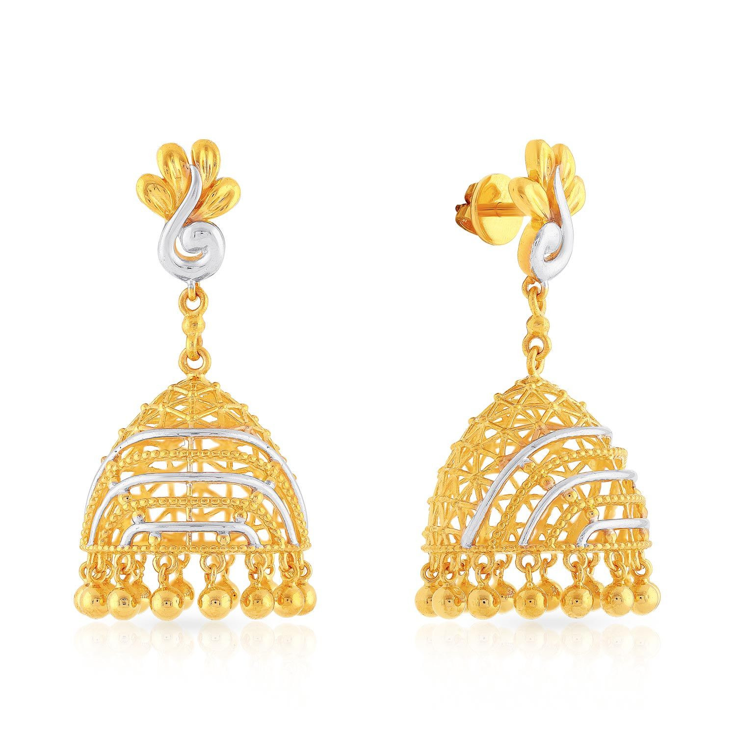 Buy Malabar Gold Earring SPJSP019 for Women Online | Malabar Gold ...