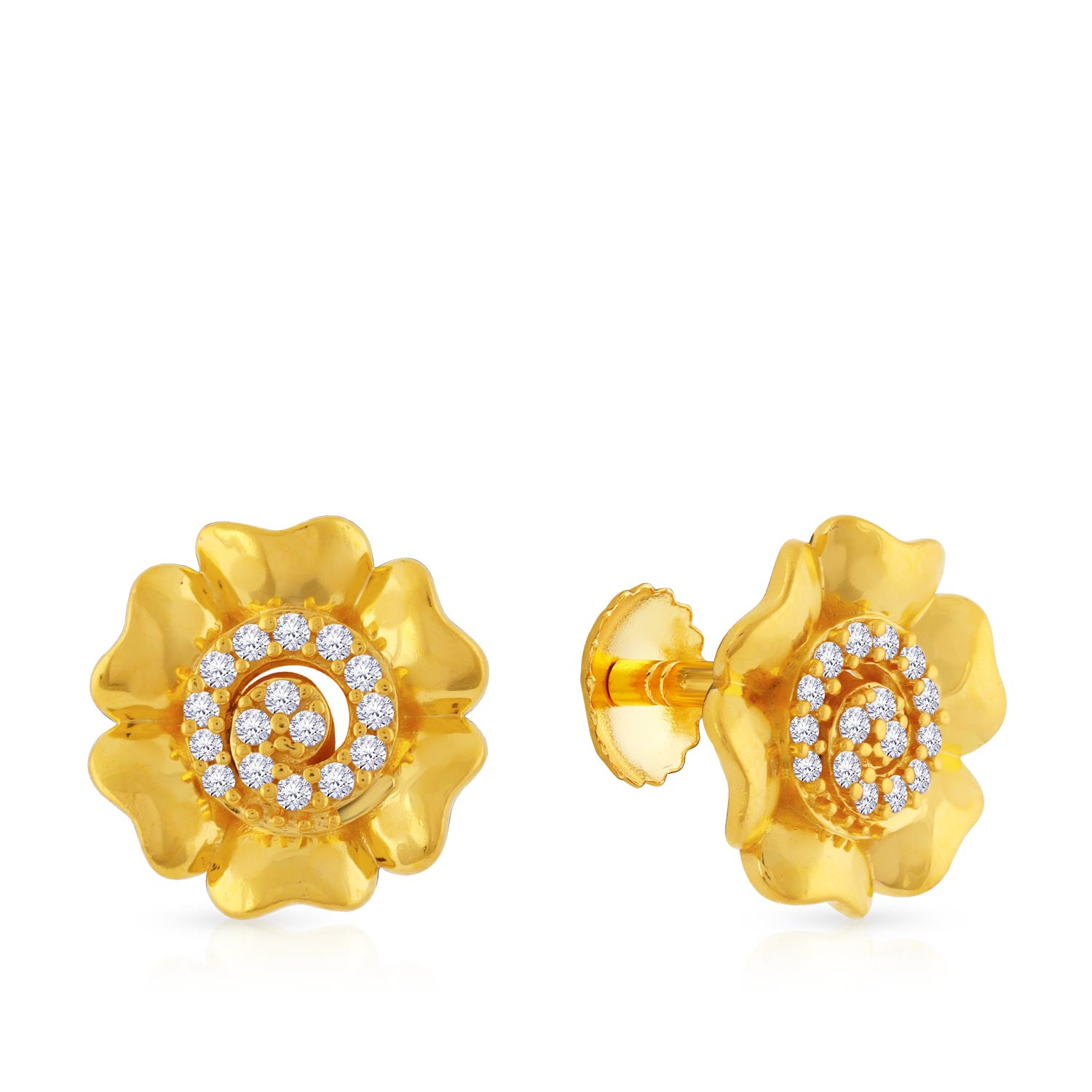 gold earrings under 10000 malabar gold