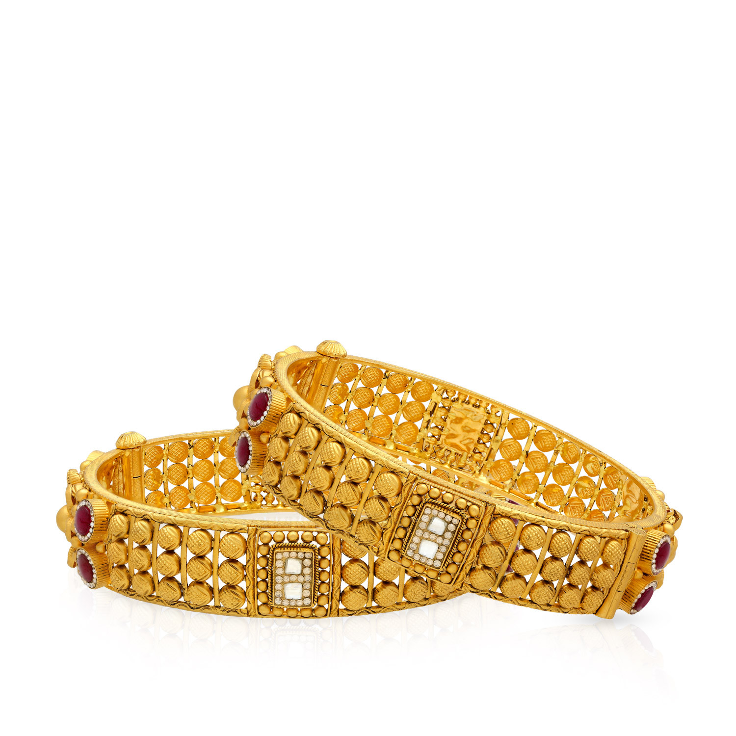 Ethnix Gold Bangle Set BSBG3649731