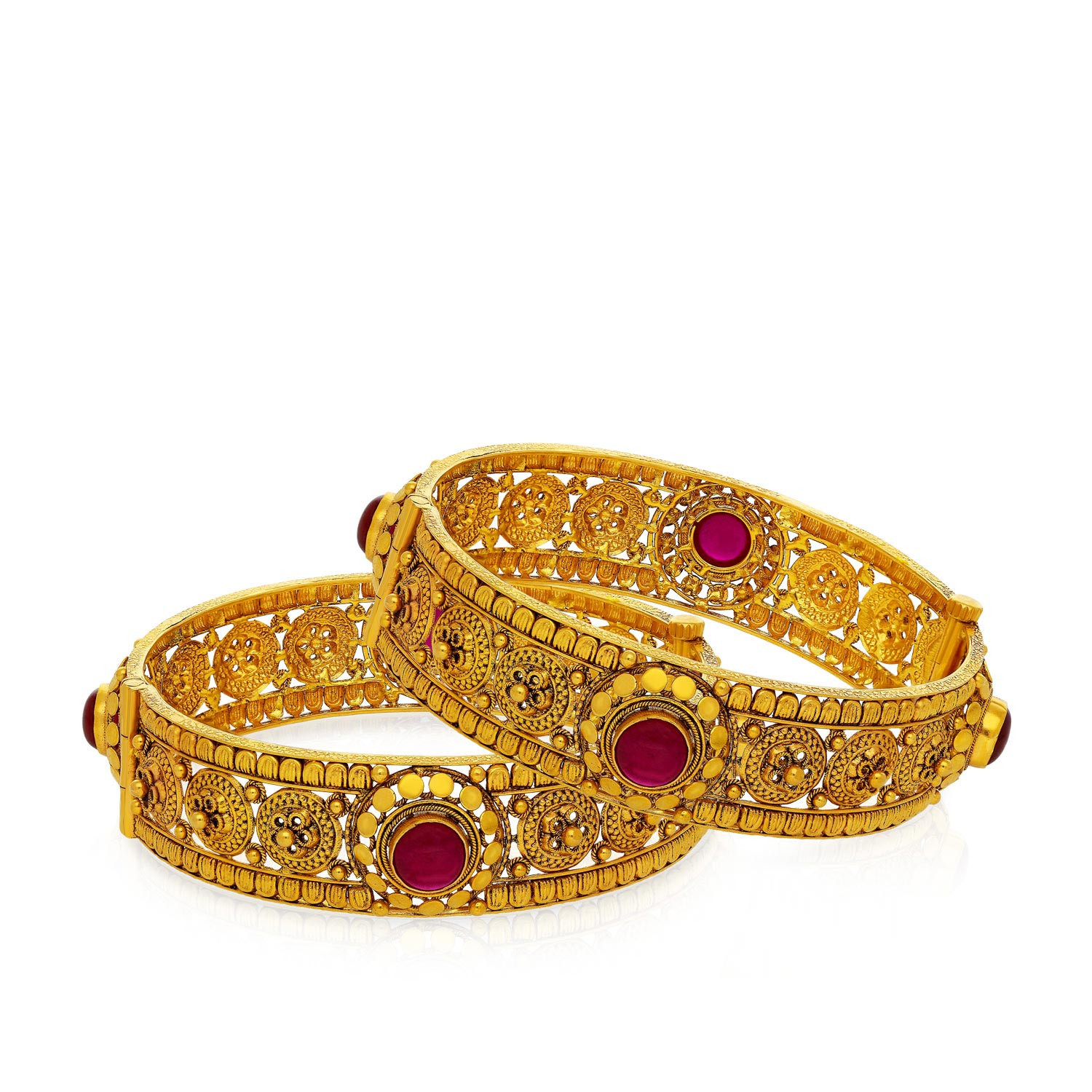 Ethnix Gold Bangle Set BSBN-245451