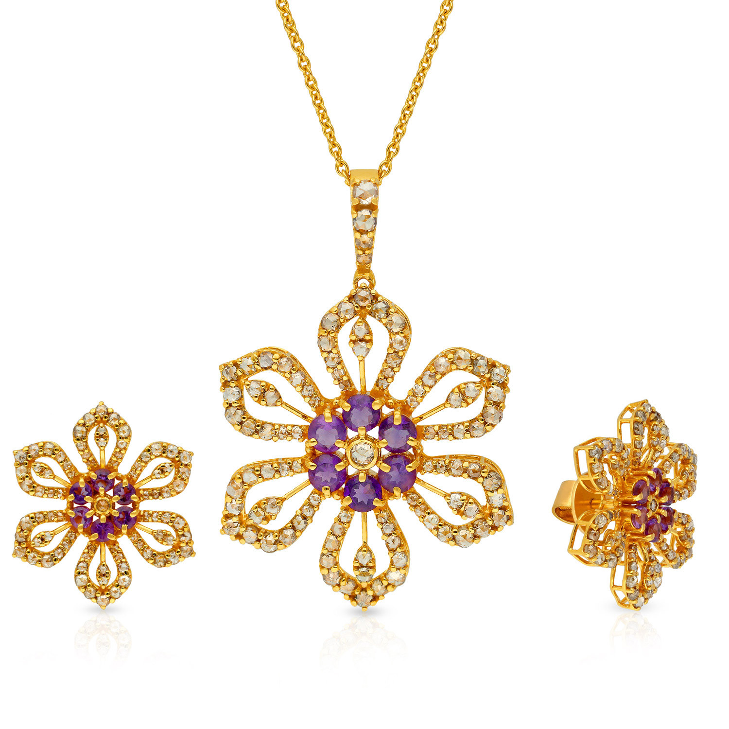 Uncut Diamond Era Pendant Set PSERGGEN329PN5