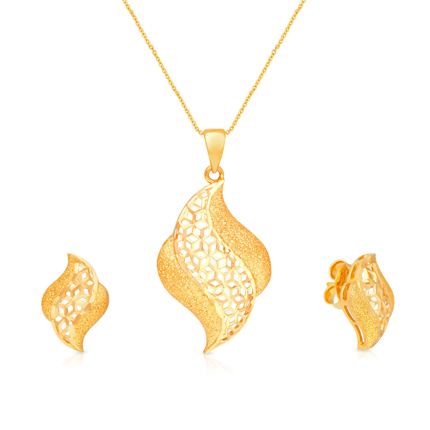 Malabar Gold Pendant Set PSNVPN004