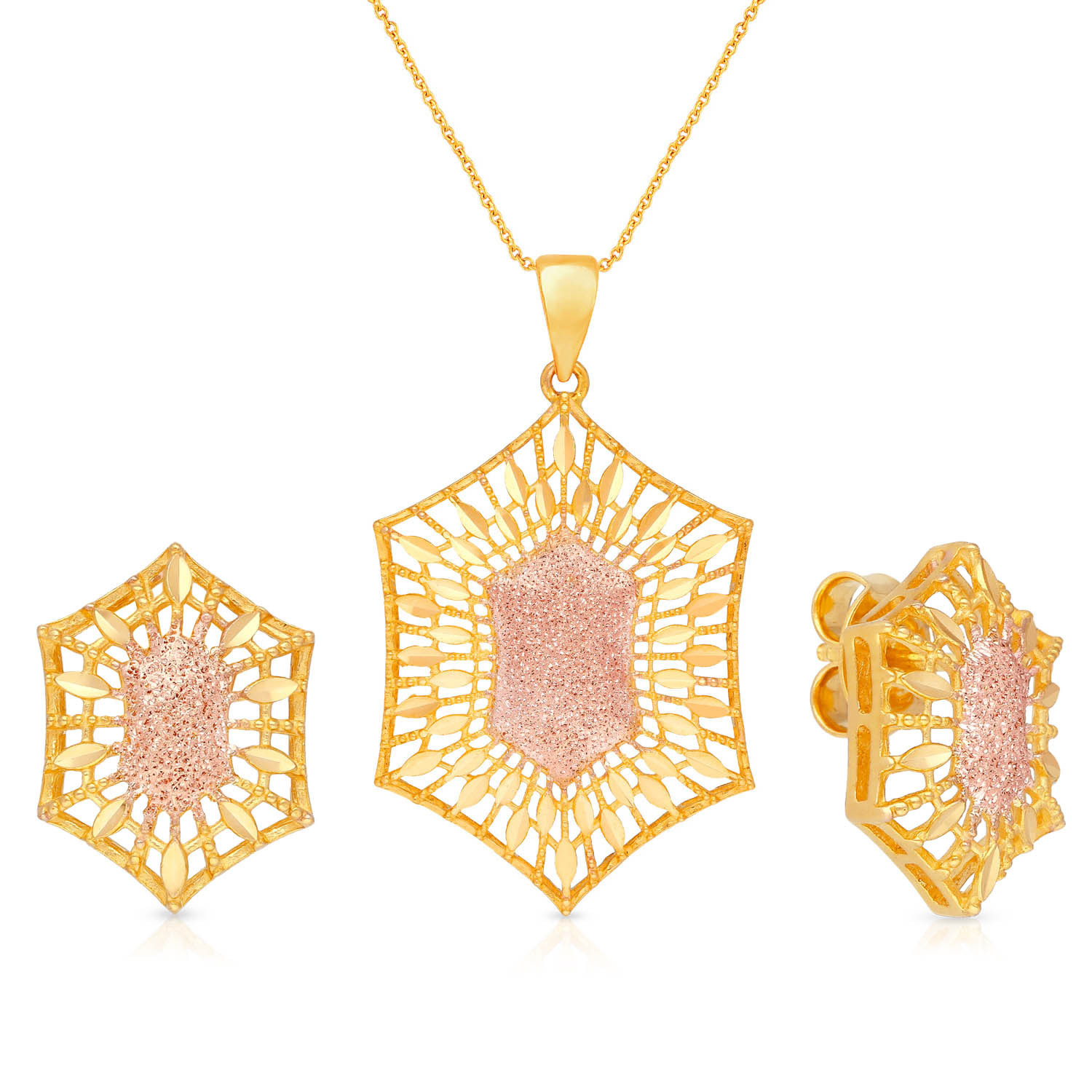 Malabar Gold Pendant Set PSNVPN017