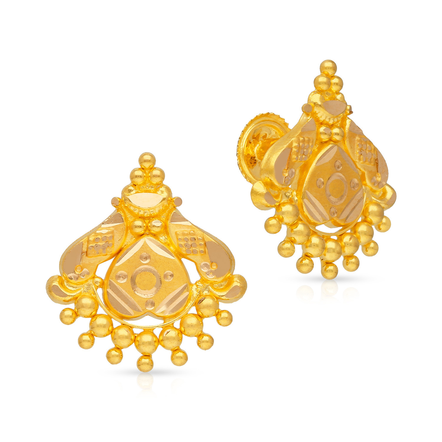 Malabar Gold Earring FLER184