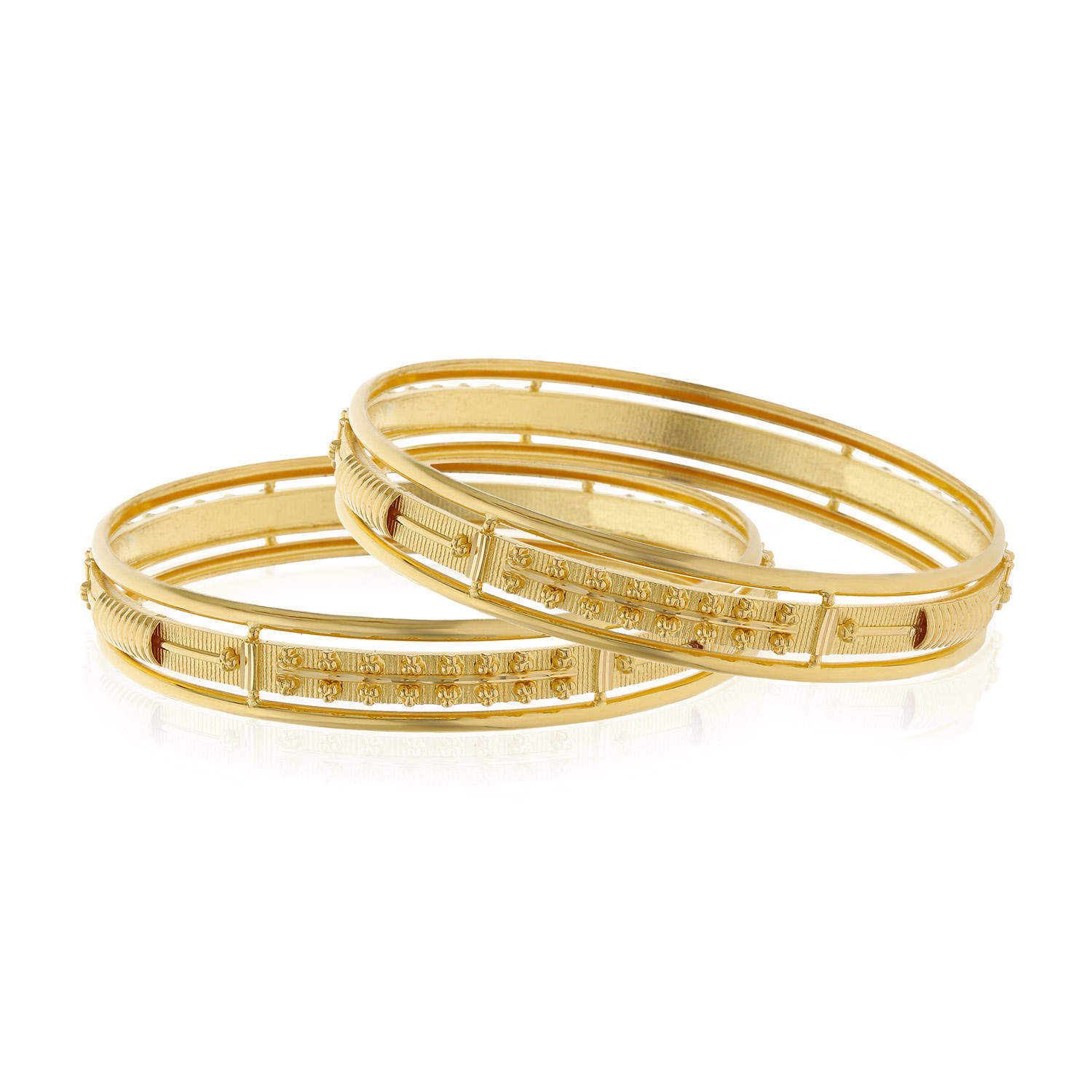 Malabar Gold Bangle Set BSBNNOB15507