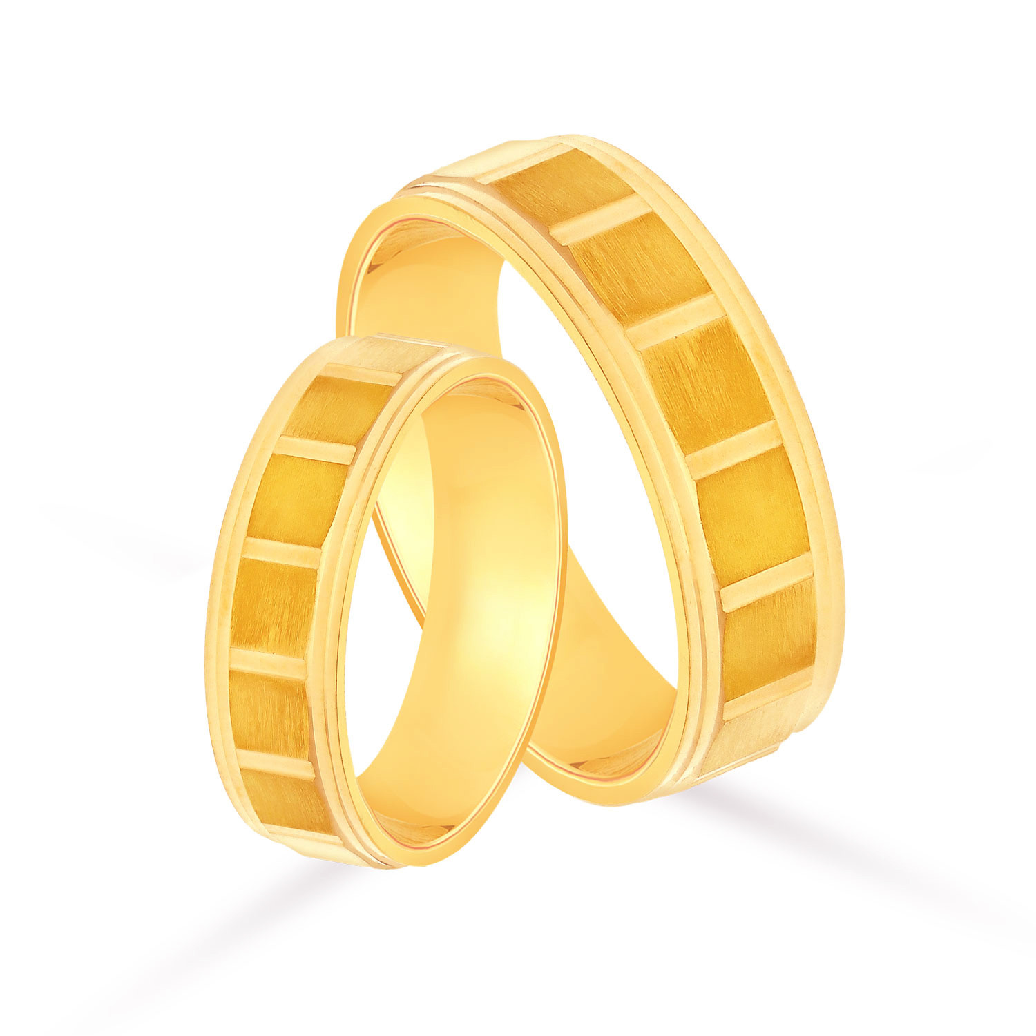 Malabar Gold Couple Bands EMRNCPL013LG