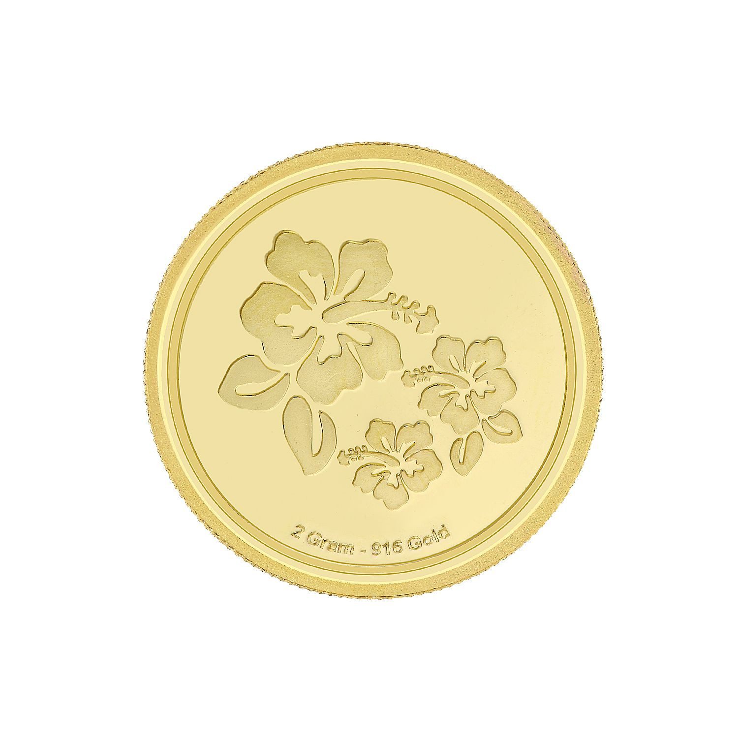 916 Purity 2 Grams Flower Gold Coin MGFL916P002G
