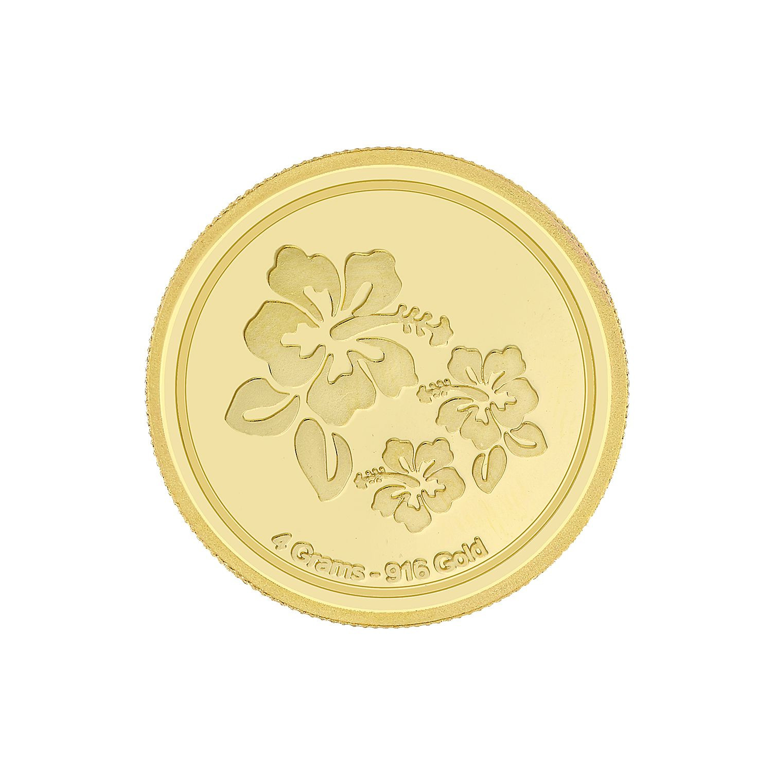 916 Purity 4 Grams Flower Gold Coin MGFL916P004G