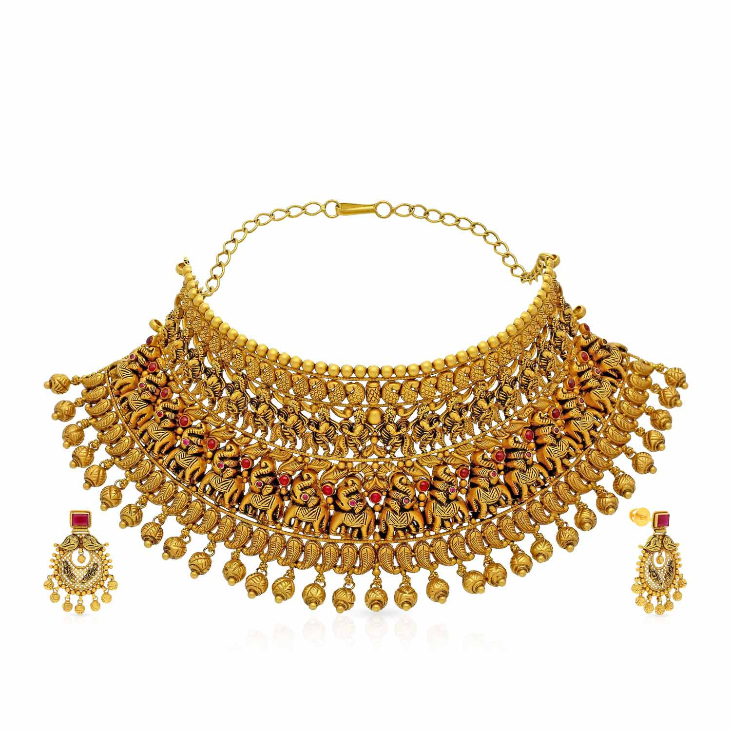 Divine Gold Necklace Set NSDVDWL21NK04