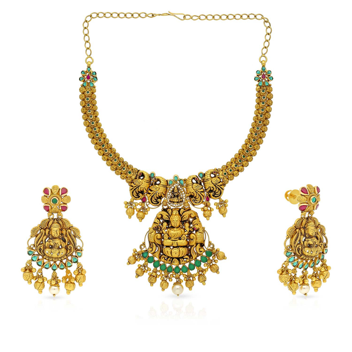 Divine Gold Necklace Set NSDVDWL21NK05