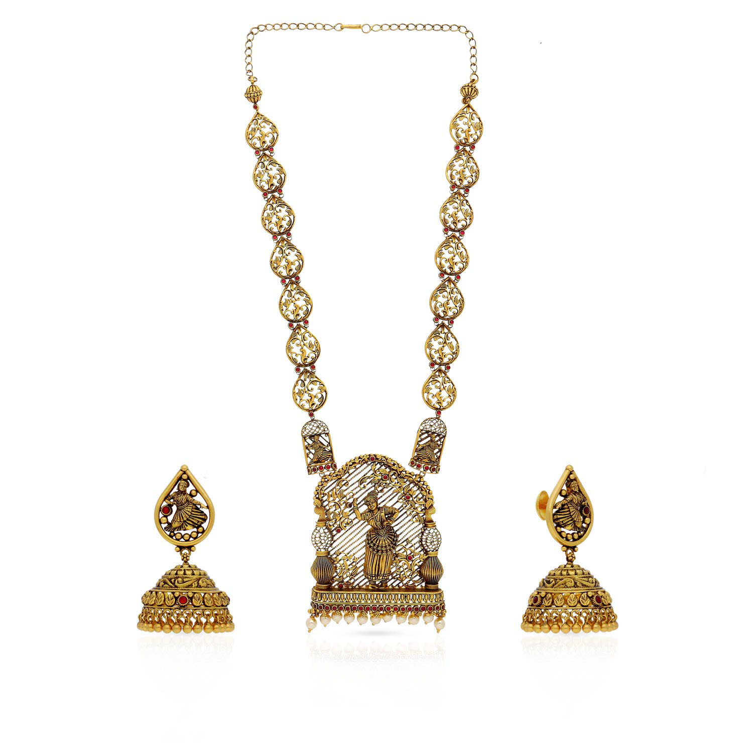 Divine Gold Necklace Set NSNKNTA10110
