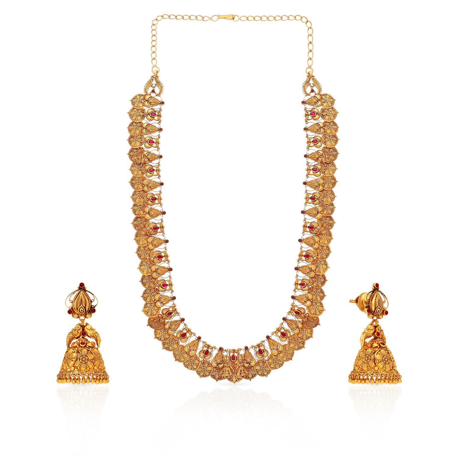 Divine Gold Necklace Set NSNKNTA10124