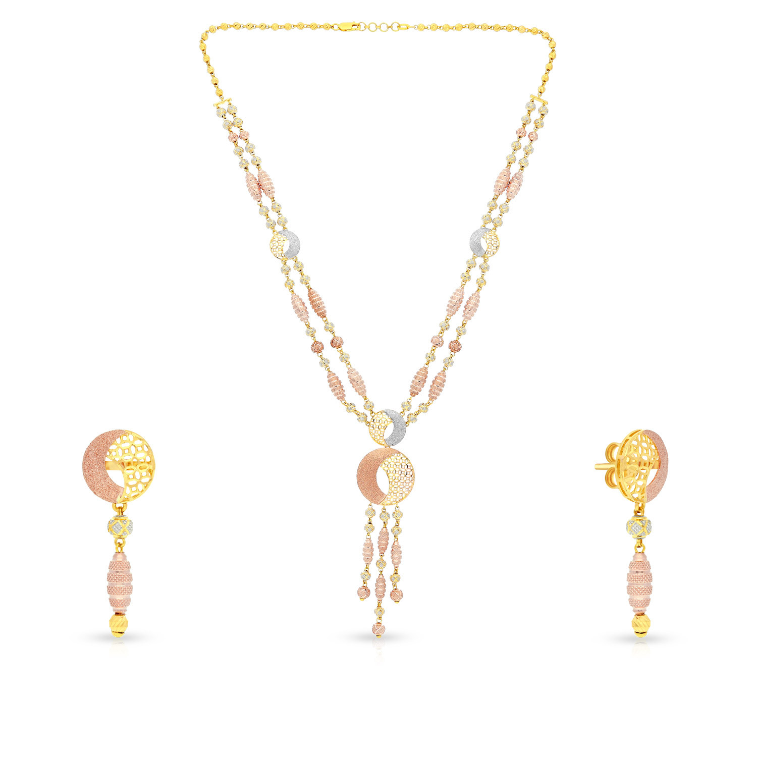 Malabar Gold Necklace Set NSNVNKBL013